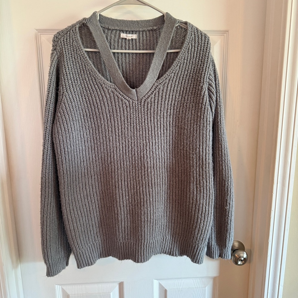 Maurices Gray Knit Sweater – Women’s XL